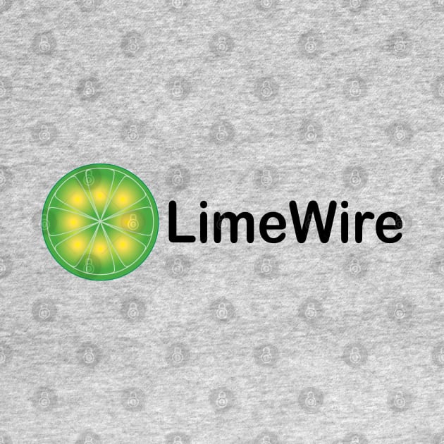 Limewire t-shirt - retro, Kazaa, Napster, startups, '90s by fandemonium